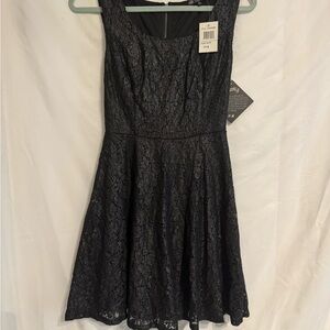 BeBop Black Lace Mini Dress